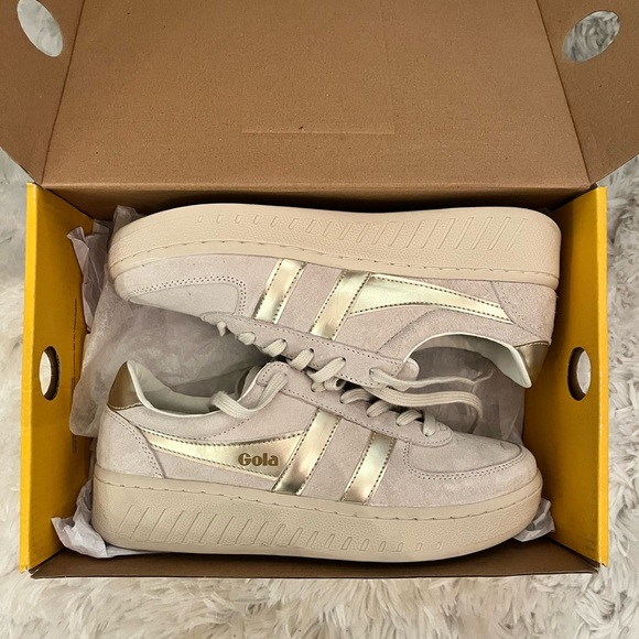 Gola Classics Women's Grandslam Pearl Sneakers (US Size 6) NEW - Picture 2 of 6